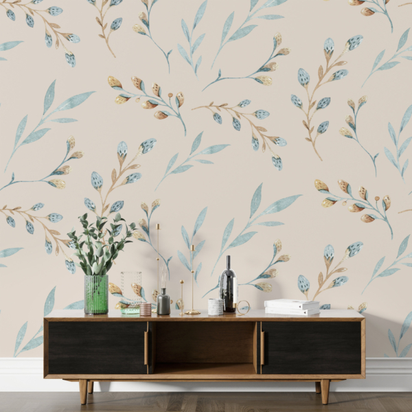 Zidni mural Grančice i lišće