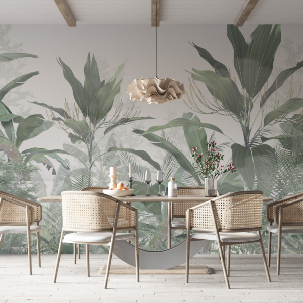 Zidni zidni zid Šikara biljaka