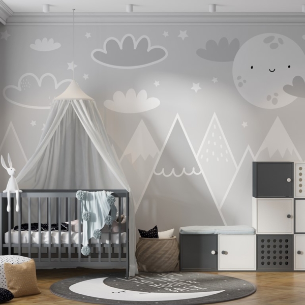 Planine na suncu Zidni mural za djecu