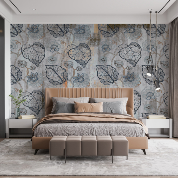 Zidni zidni zid od ukrasnog lišća