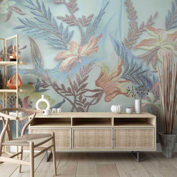 Zidni mural Vezeno cvijeće