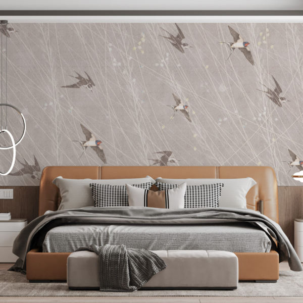 Zidni mural Lastavice u letu