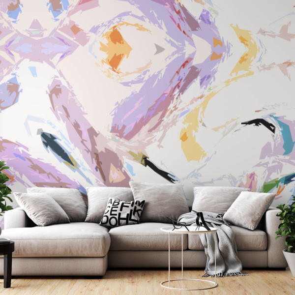 Svijetli apstraktni zidni zid