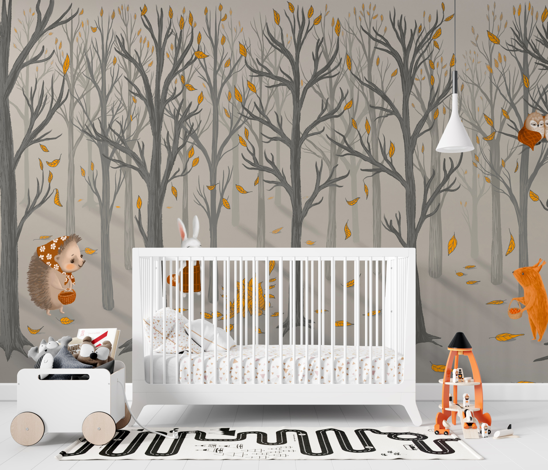 Zidni mural Jesensko lišće