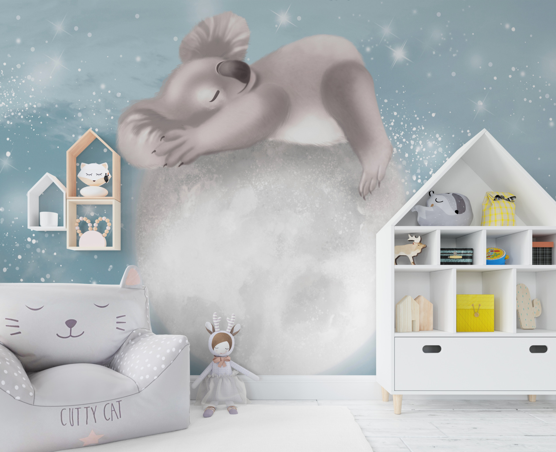 Zidni mural Koala na Mjesecu