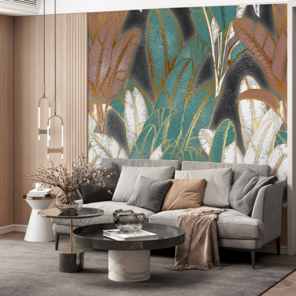 Šareni zidni zidni zid Mozaik perja