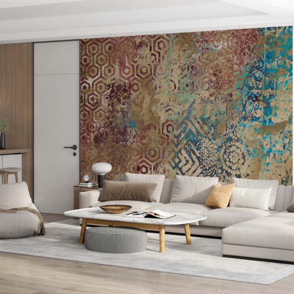 Zidni mural Šareni mozaik u Disappear