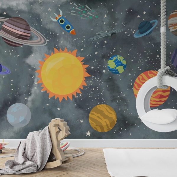 Zidni mural Colorful Space