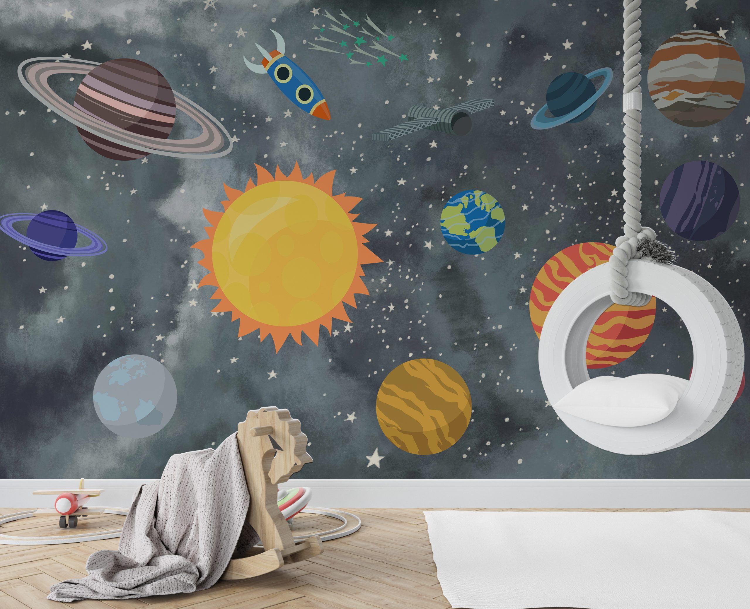 Zidni mural Colorful Space