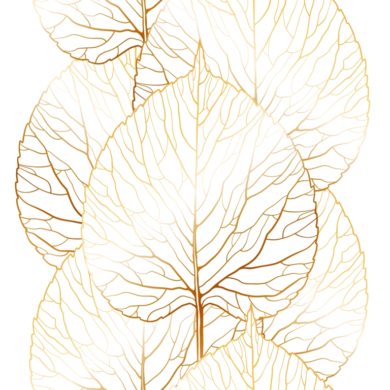 Fototapeta-Kontury-Zlotych-Lisci_2195015973-1