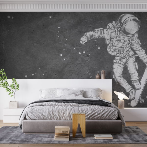 Zidni mural Kozmonaut među zvijezdama
