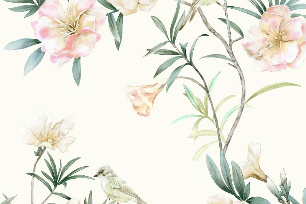 Fototapeta-Kwiaty-Na-Jasnym-Tle_2238053403-1