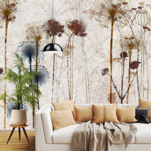 Zidni mural Šuma maslačka