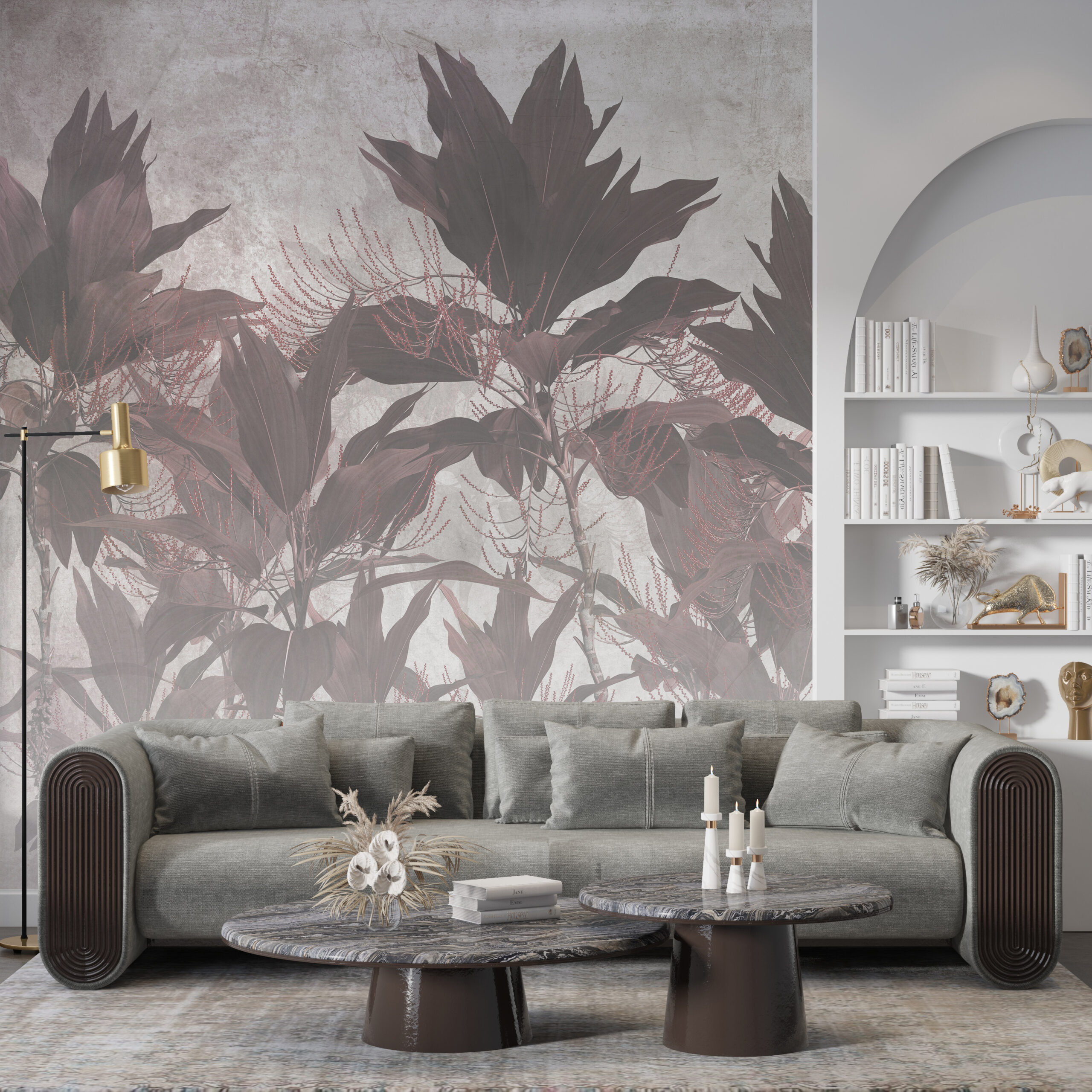 Zidni zid Vatrena šuma