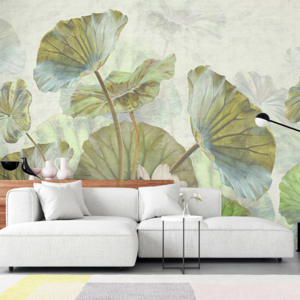 Zidni mural Šuma vodenog lišća