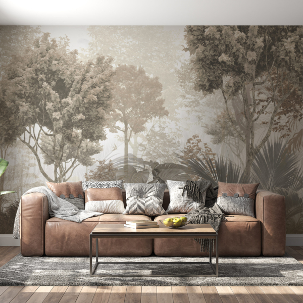 Zidni mural Sepia Forest