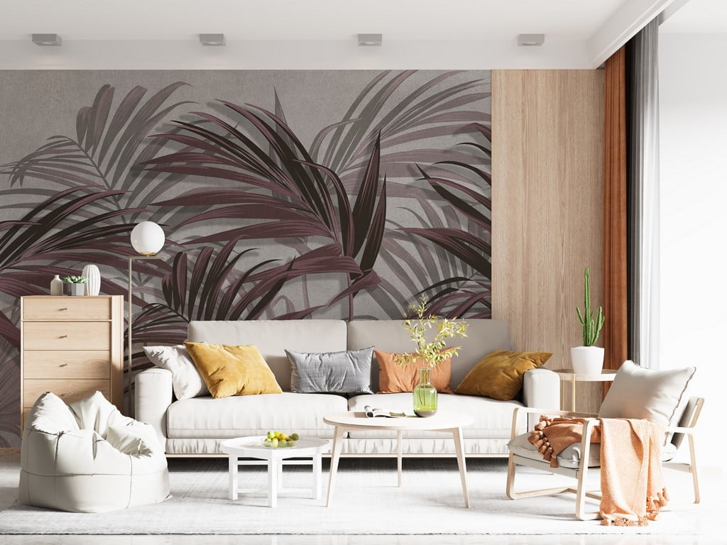 Zidni mural Šuma palminog lišća