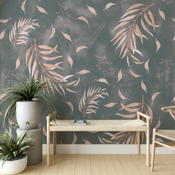 Zidni mural Leteće lišće