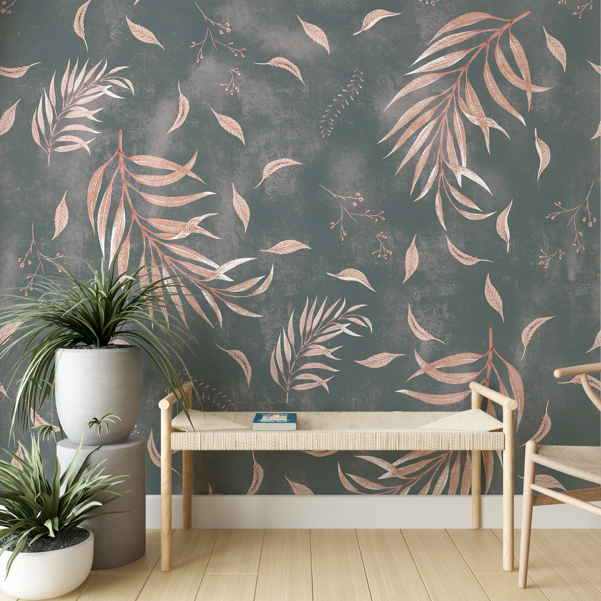 Zidni mural Leteće lišće