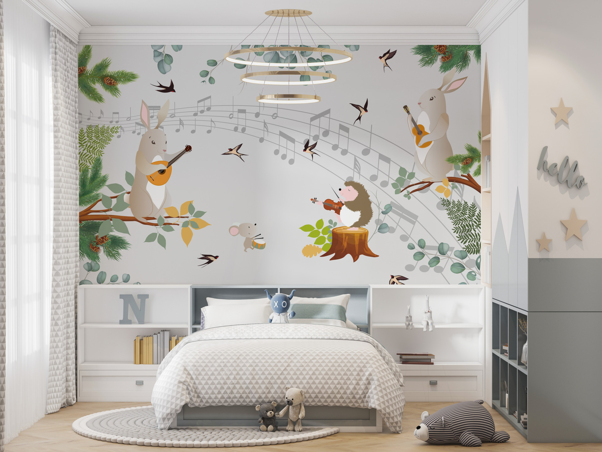 Zidni mural Šumski orkestar