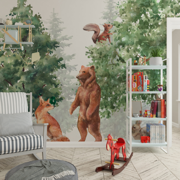 Zidni zidni zid šumske igre