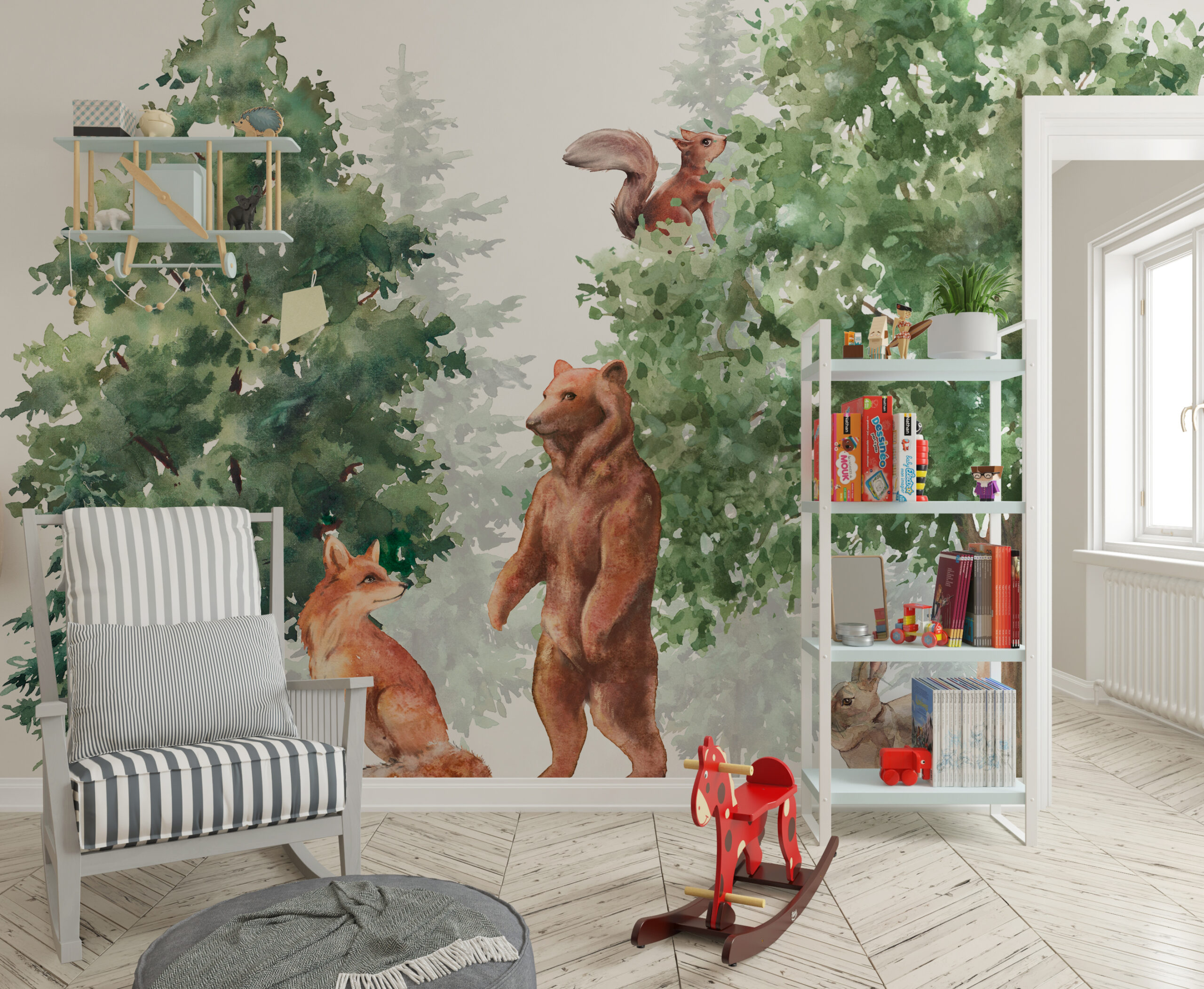 Zidni zidni zid šumske igre