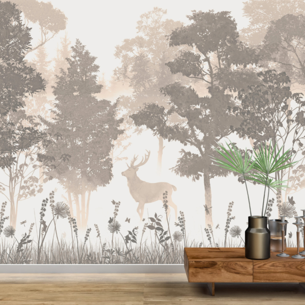 Zidni mural Šumska zora