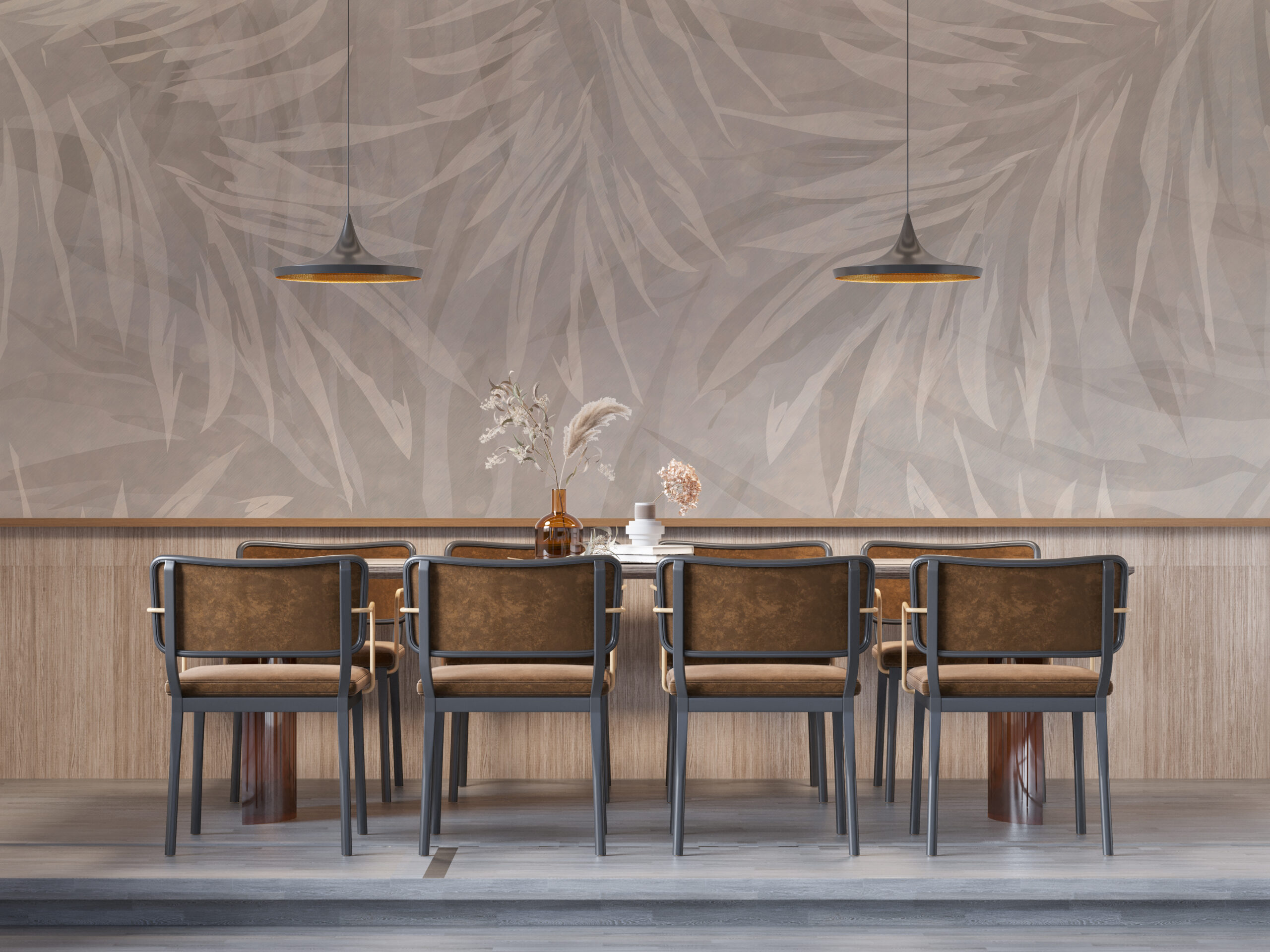 Zidni zidni zid Lišće