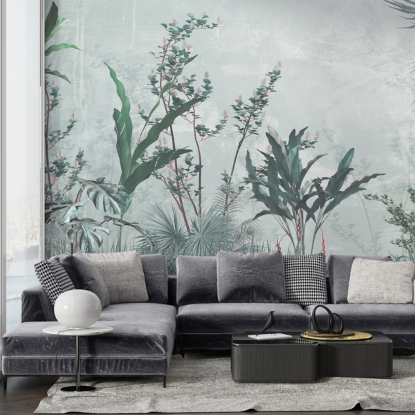 Zidni mural Lišće i trave