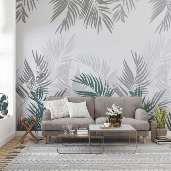 Zidni zid od palminog lišća