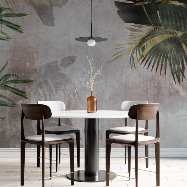 Zidni mural Green Leaves