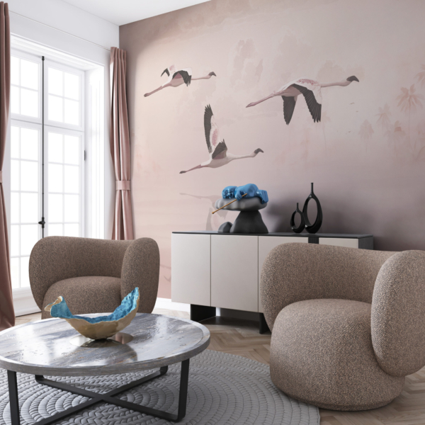 Zidni mural Let dizalica