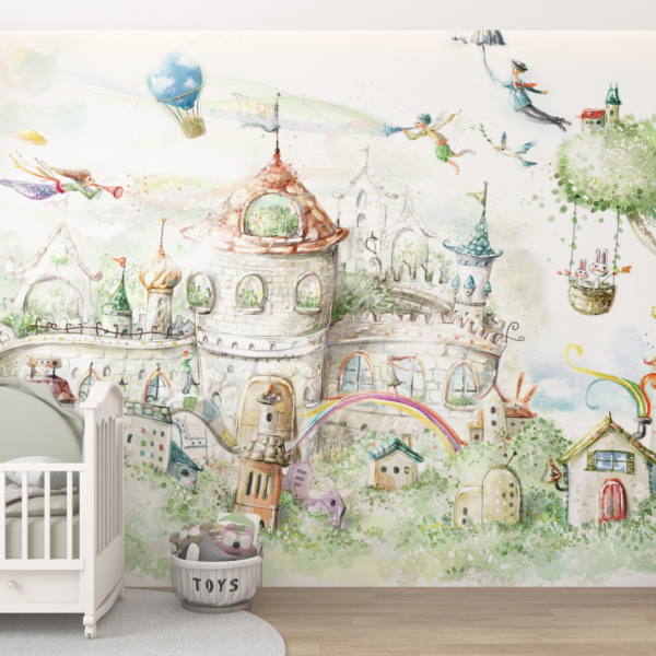 Zidni mural Čarobni dvorac