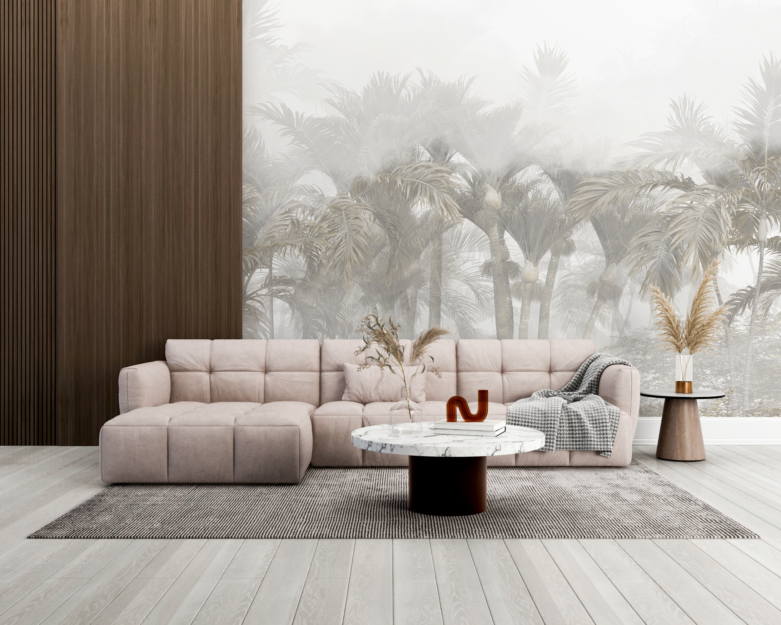 Zidni mural Misty Tropics