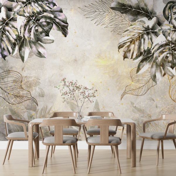 Monstera 3D zidni zid