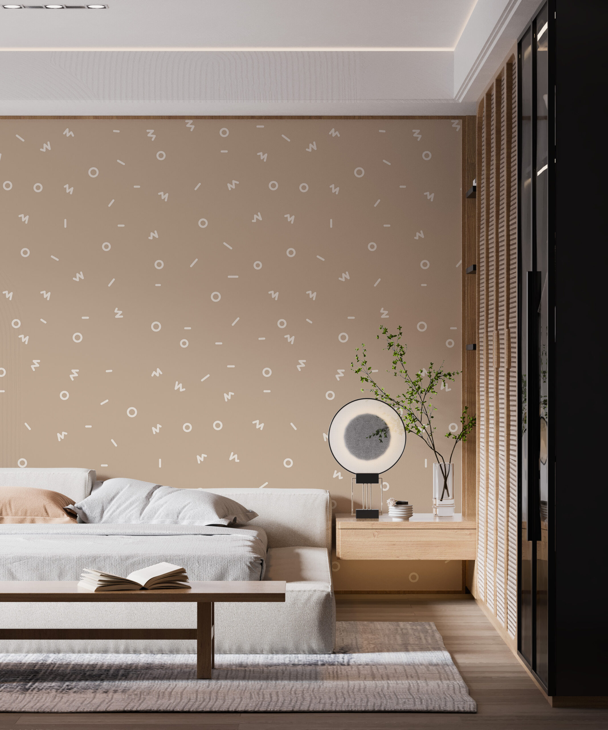 Zidni zidni zidni zid s motivom slova