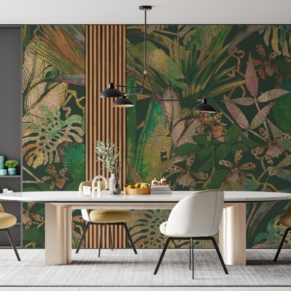 Egzotično lišće Mozaik zidni zidni zid