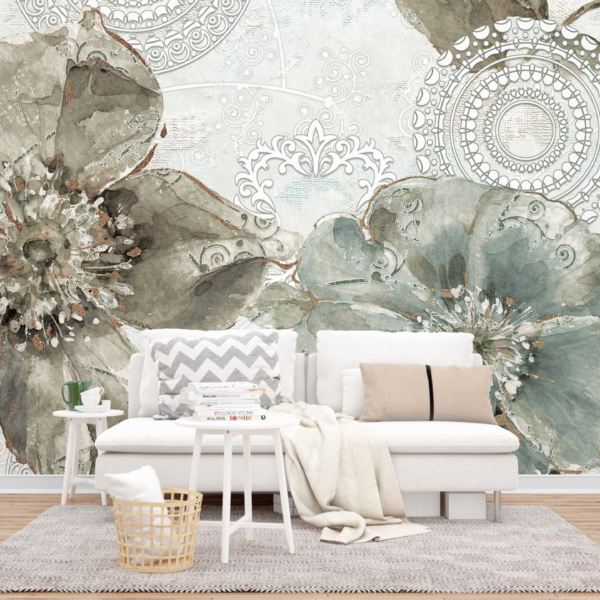 Zidna freska Cvjetni mozaik