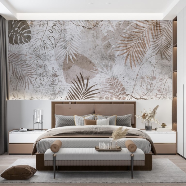 Tropsko lišće Zidni mural