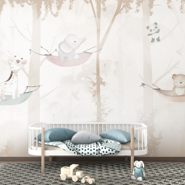 Zidna freska za viseću mrežu