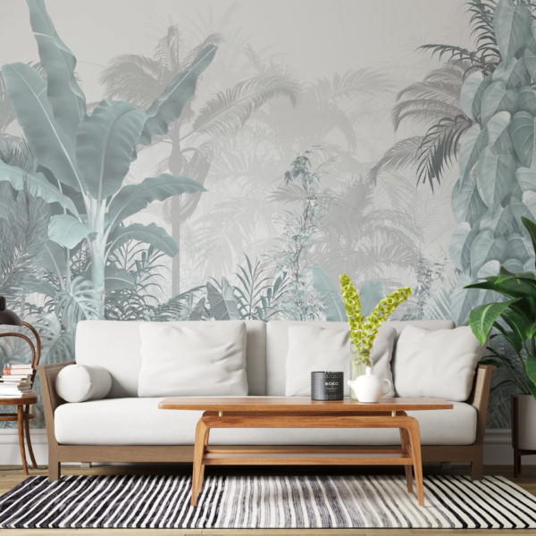 Zidni mural Plava džungla