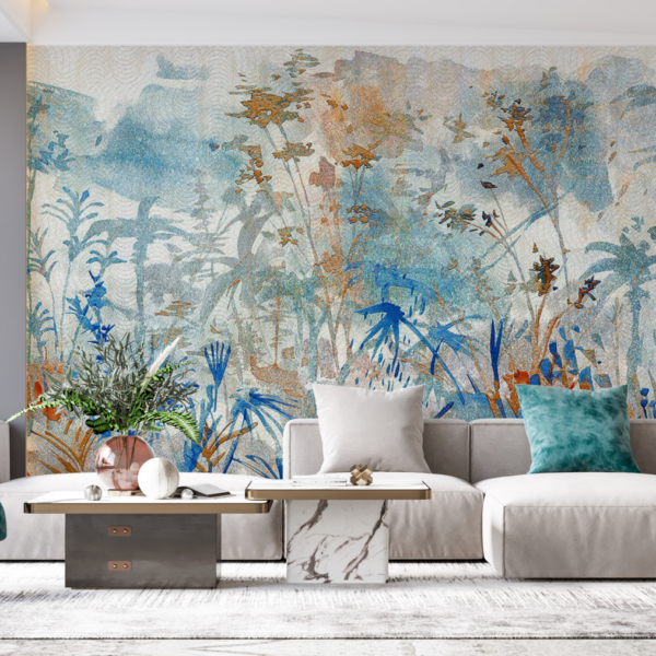 Zidni mural Plava i Zlatna livada