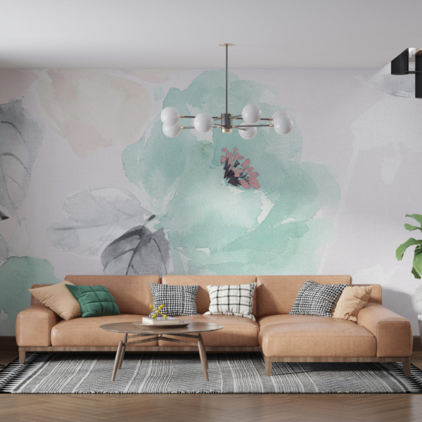 Zidni mural Plavo cvijeće