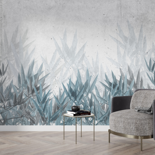 Zidni mural Plavo more biljaka