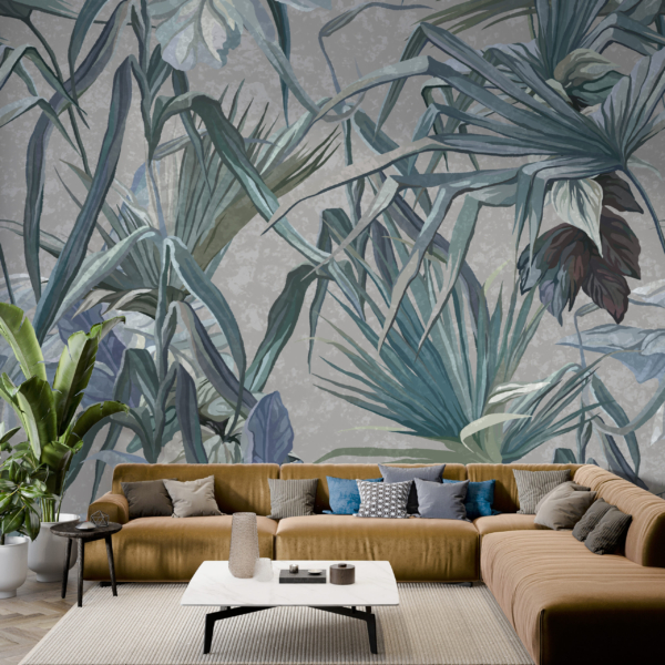 Zidni mural Blue Tropics