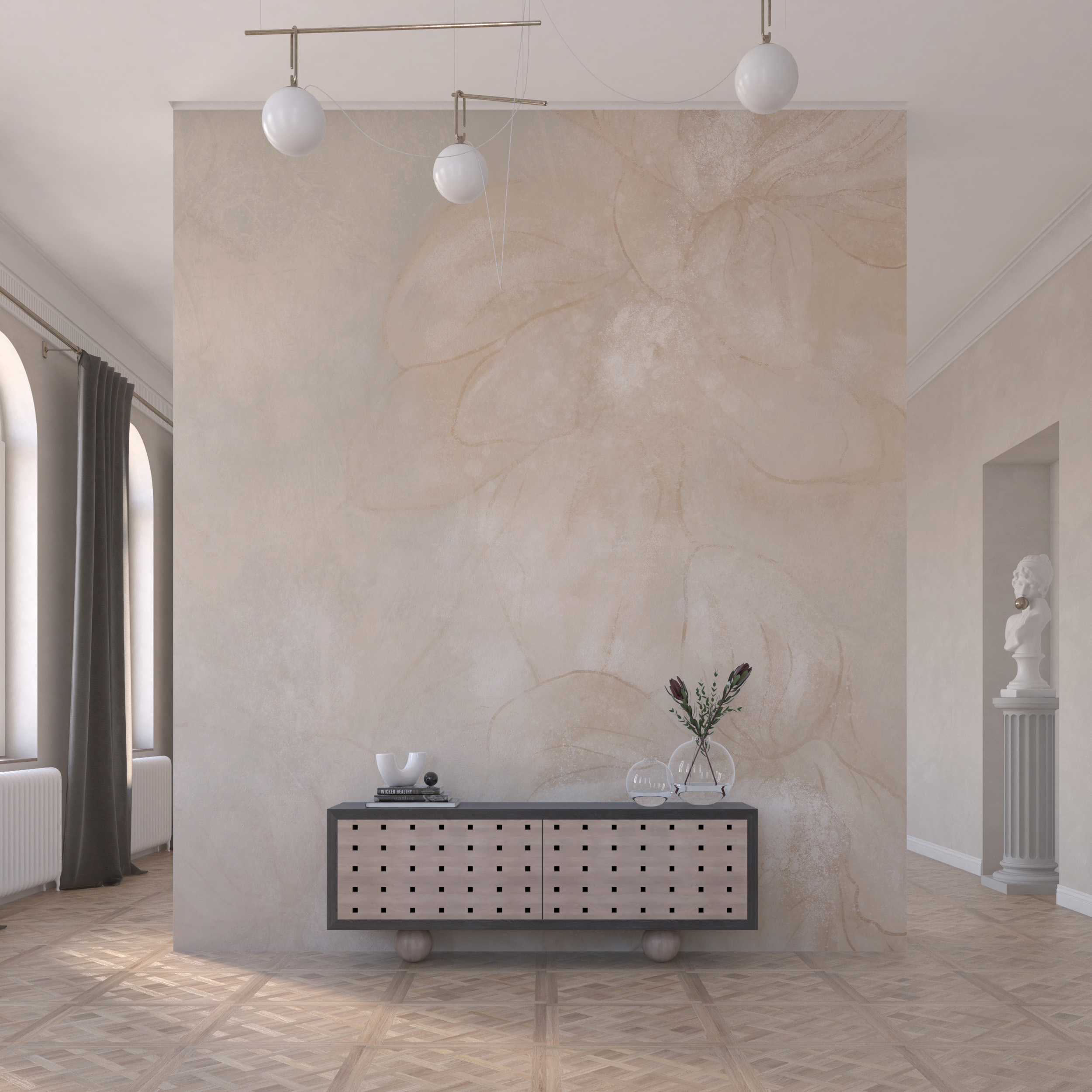 Zidni mural Nevidljivi cvijet