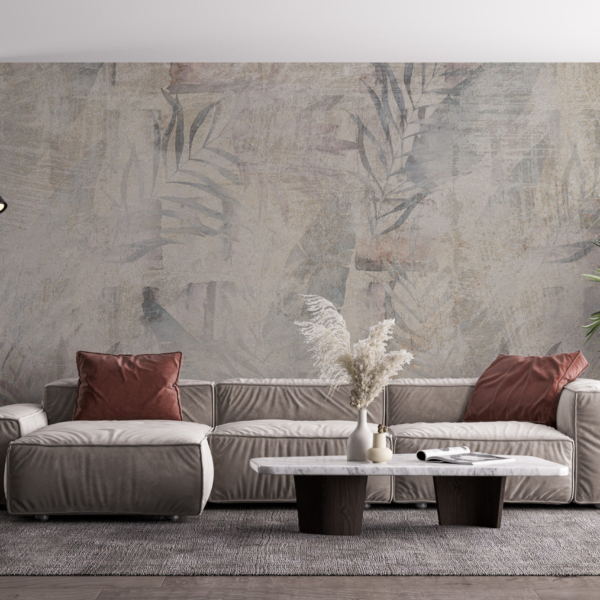 Zidni zidni zid Blurred flowers