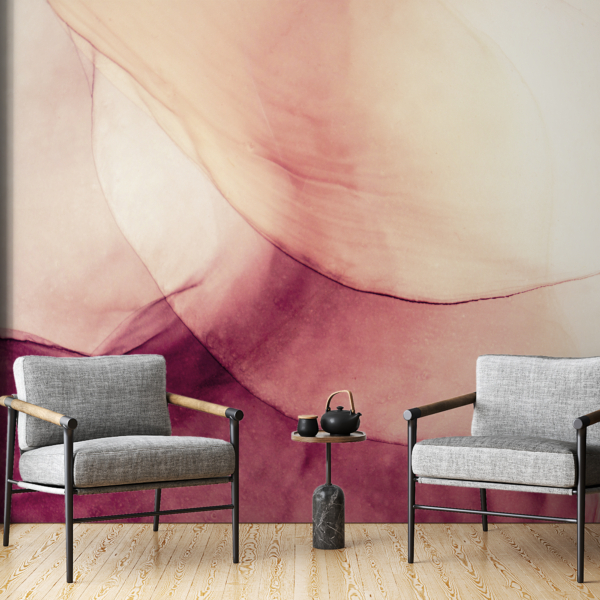 Nijanse ružičastog zidnog zida