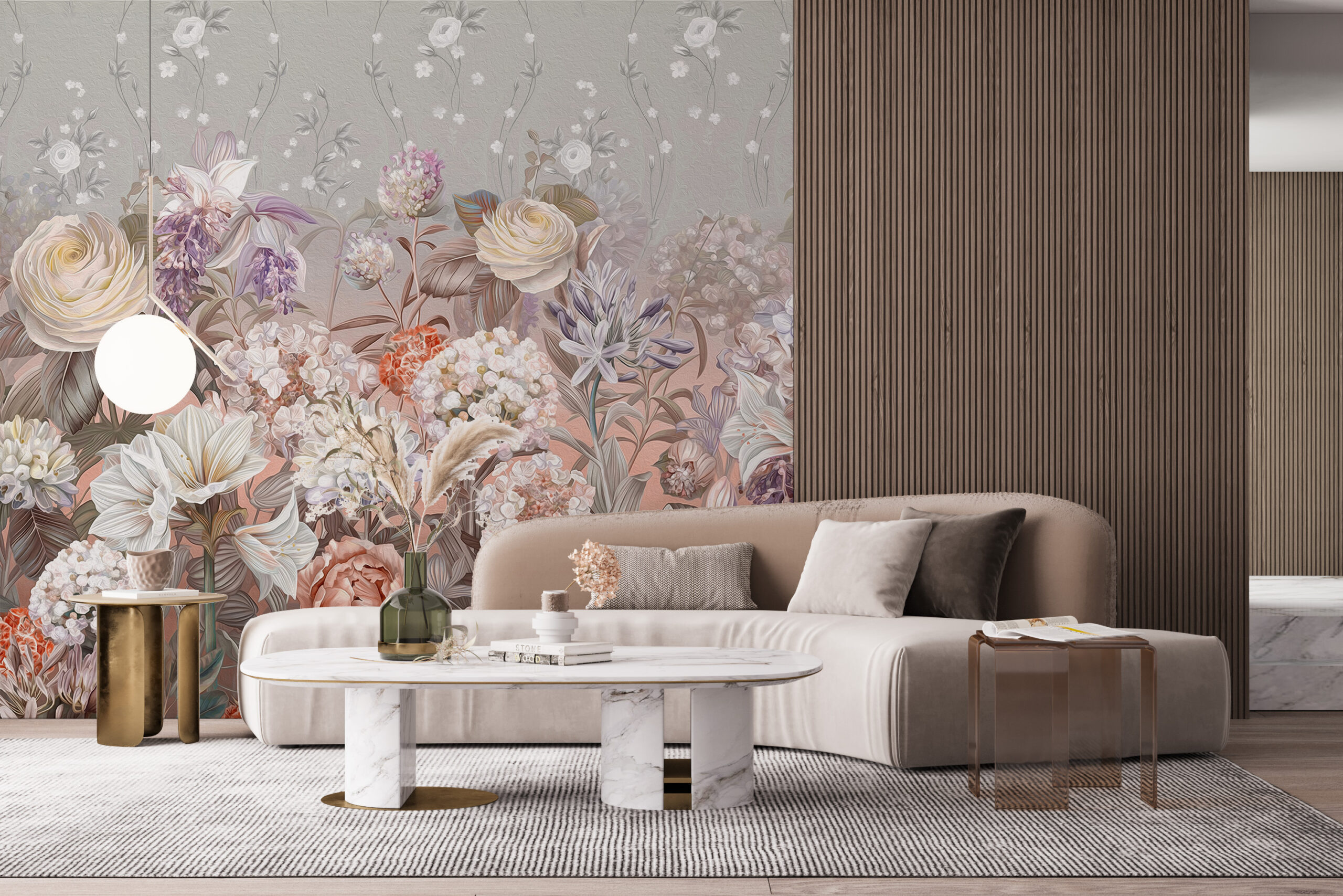 Zidni mural Vrt pun cvijeća