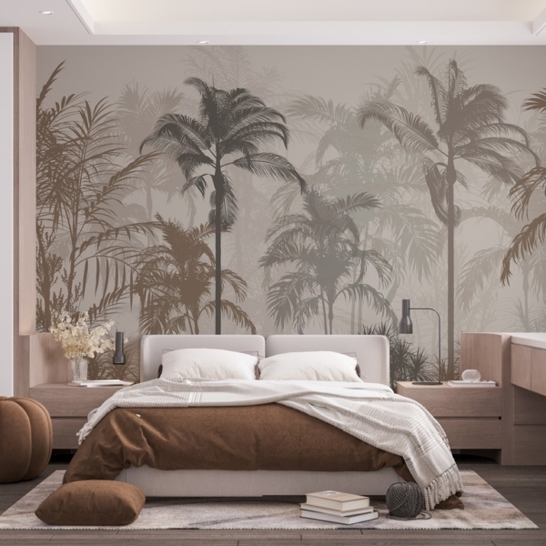 Mural palme u magli 3D